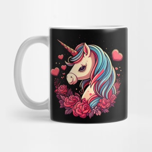 Valentines Unicorn Love Mug